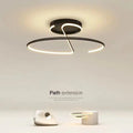 Living Room Lamp LED Chandeliers Indoor Lighting Light Fixture Kitchen Lustre Lamps White Chrome Lamp Fixture Home
