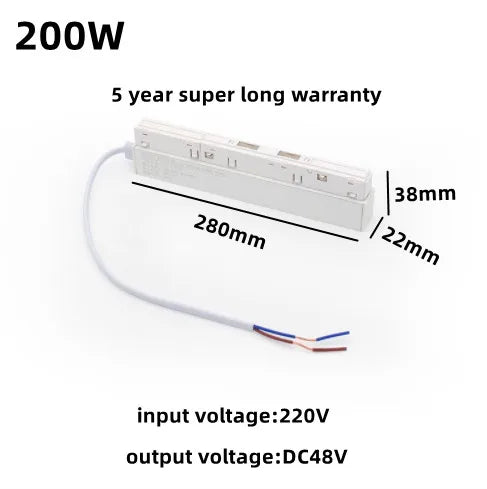 New White Tuya Smart LED Track Light Embedded Masterless Lighting lamp Living Room Light Voice Control Magnetic Track Light