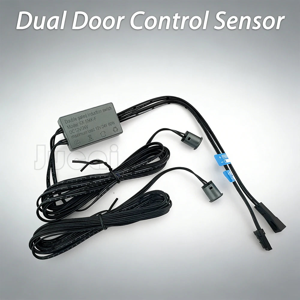 Smart LED Light Controller-Touch Control,Hand Wave,Door Open/Close Control,Stepless Dimming,5A for Wardrobe Cabinet LED Lighting