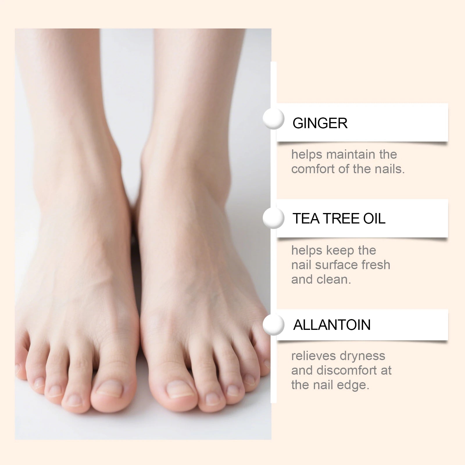 Nail Nourishing Spray Gentle Care for Hands and Feet, Strengthens Nails, Moisturizes, and Softens Cuticles
