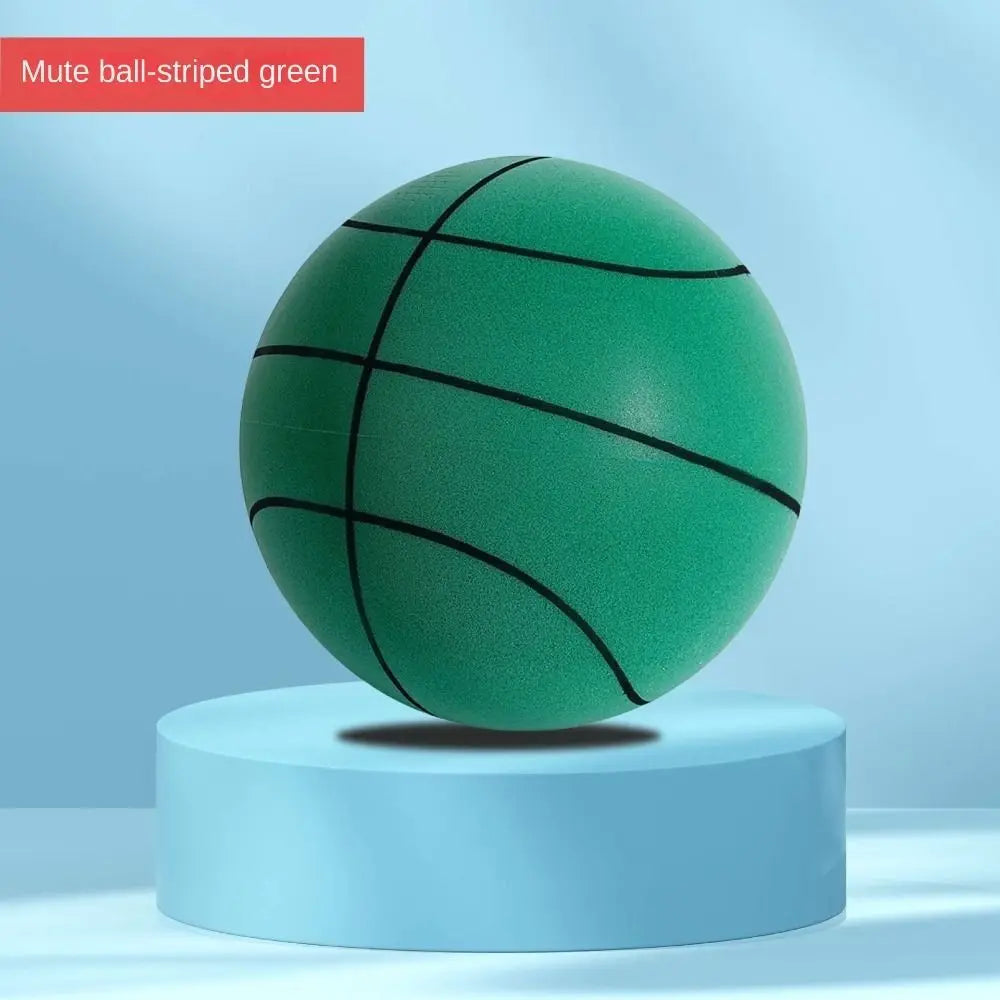 18cm/22cm/24cm Silent Training Basketball High Elasticity Low Decibel Bouncy Balls Lightweight Damping Bouncing Mute Ball