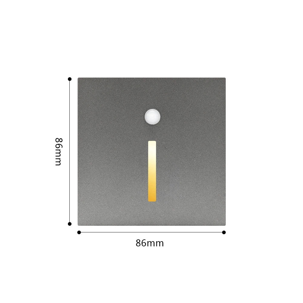 Smart Wall Lamp Pir Motion Sensor footlight Stair Wall Light Led Night light Indoor Lighting for Room Decor Hall Kitchen Bedroom