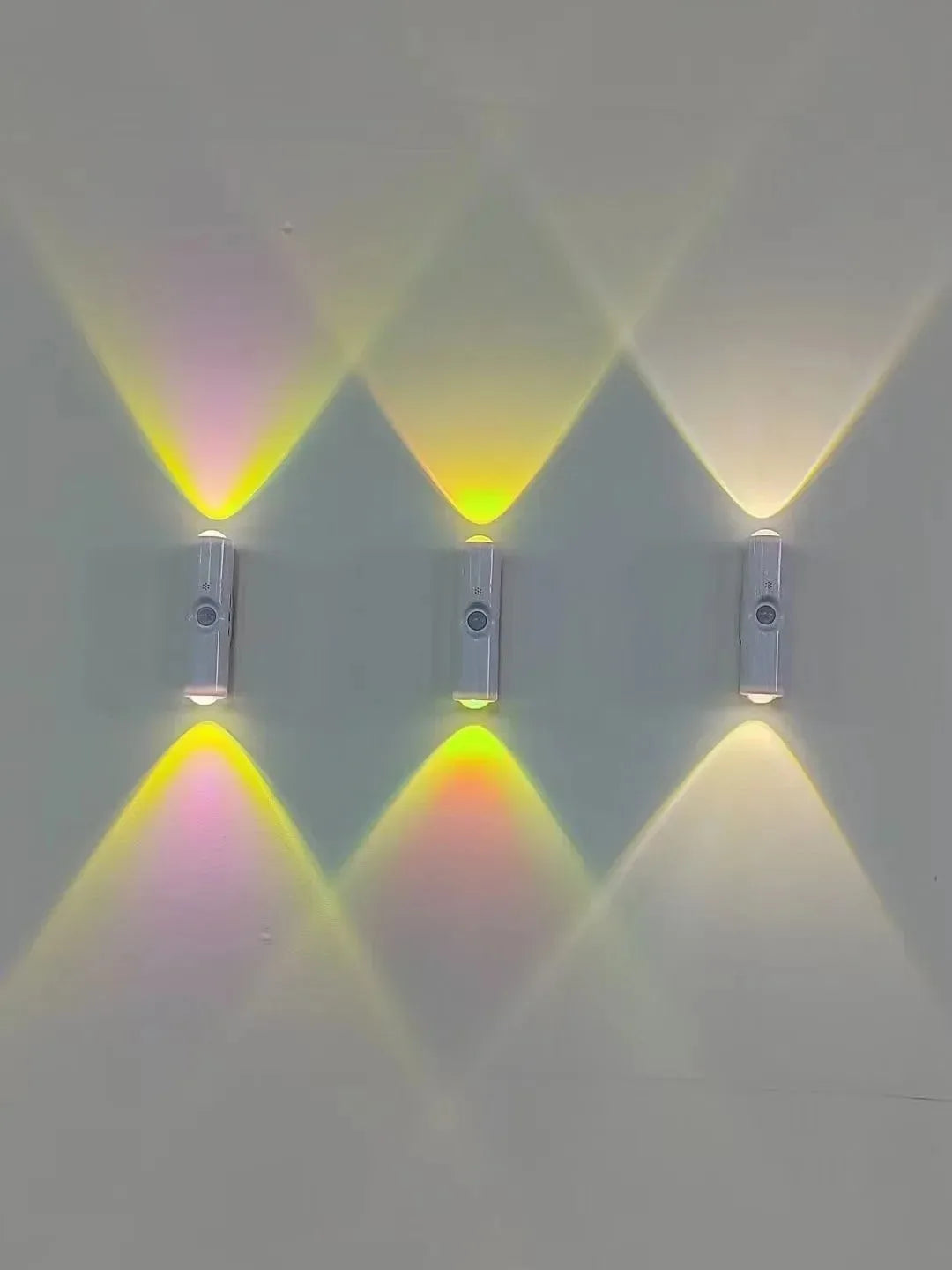 Smart, RGB, dual, head, motion, sensor, wall, lamp, charging, magnetic, night, light, spotlight, bedroom, closet, garden, room,