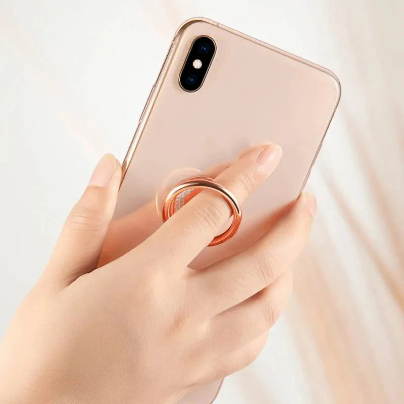 Fashion Stand Mobile Phone Accessories Portable Ring Bracket Bling Finger Ring Phone Holder for Xiaomi iPhone 14 15