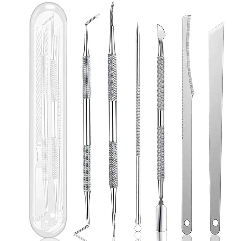 Foot Care Kit Callus Remover File Dead Skin Shaver Cuticle Pusher Pedicure Tools for Hard Tough Skin Beauty Health