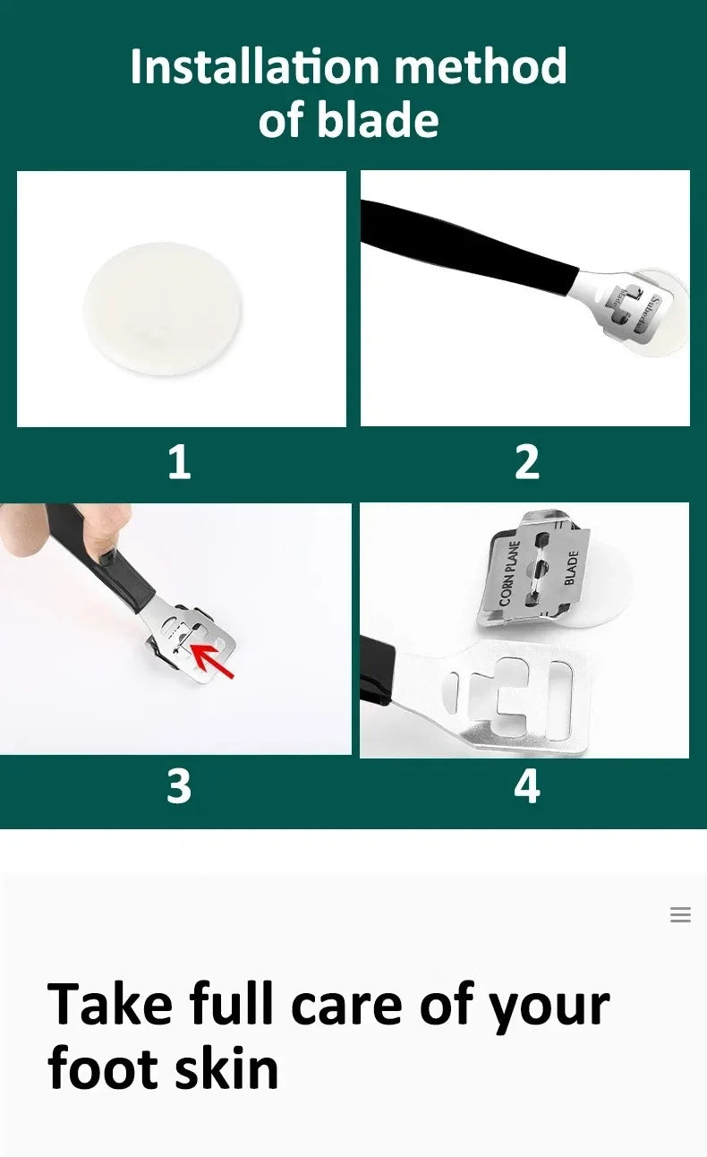 Pedicure Kit 10 in 1 Professional Pedicure Tools Set Foot Rasp Peel Callus Dead Skin Remover Feet Care Pedicure