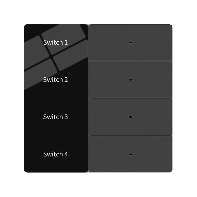Hotel Name Lux-ury Sm-art Lighting Switch with Display Voice Control Sm-art Home Products
