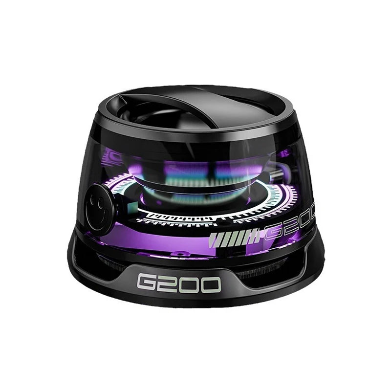 Portable Bluetooth Speaker G200 RGB Lighting Magnetic Speaker BT5.3 Mini Sound Box 7 Hours Playback Phone Holder