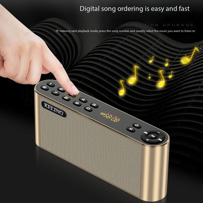 Bluetooth Speaker Usb Portable Speakers with Fm Radio Cannon Russian Steel Saber Wireless Microphone FM