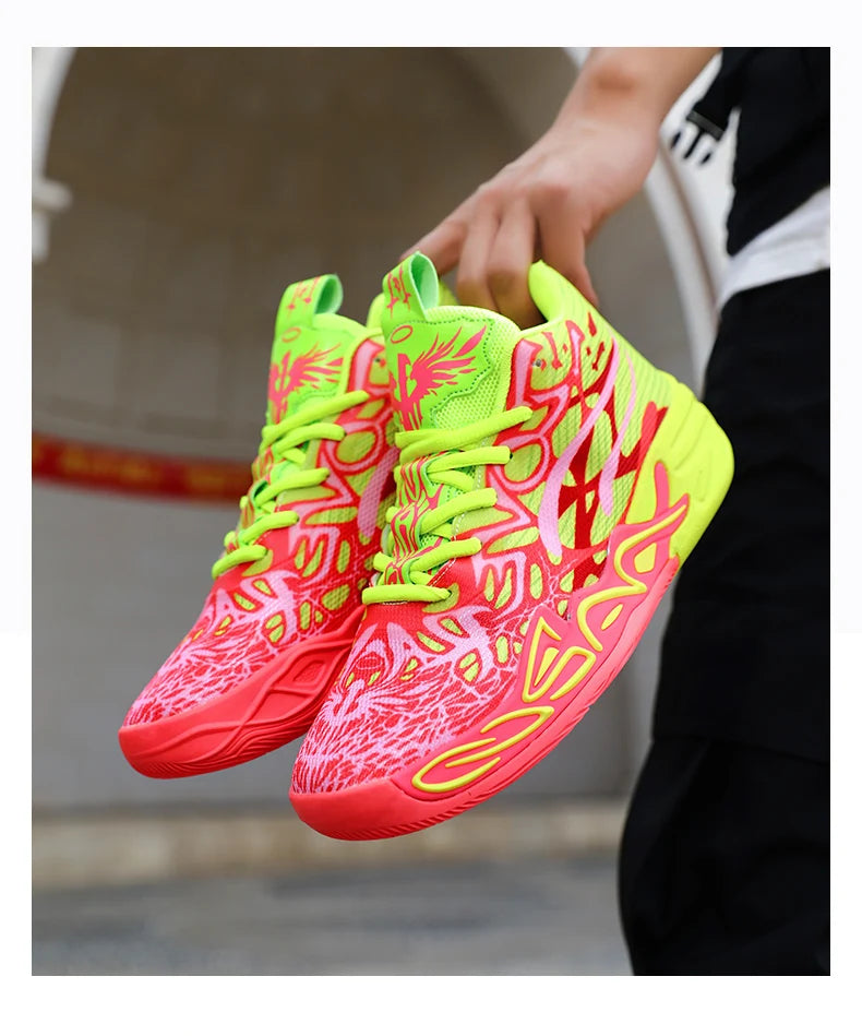 739 High Quality Mens Basketball Sneakers Breathable Cushioning Training Sports Shoes Youth Gym ForMotion Basketball Shoes 35-45