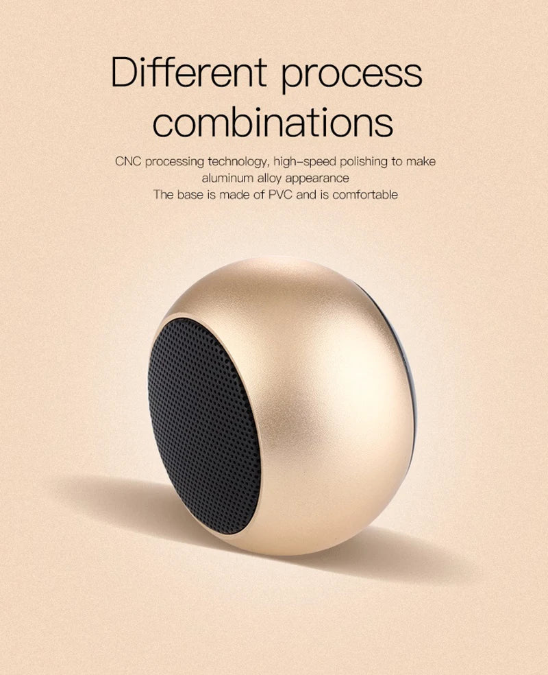Bluetooth Wireless Speakers TWS Handfree Portable Cell Phone Speaker	Small Subwoofer Bass Sound Box Mini Soundbox Metal