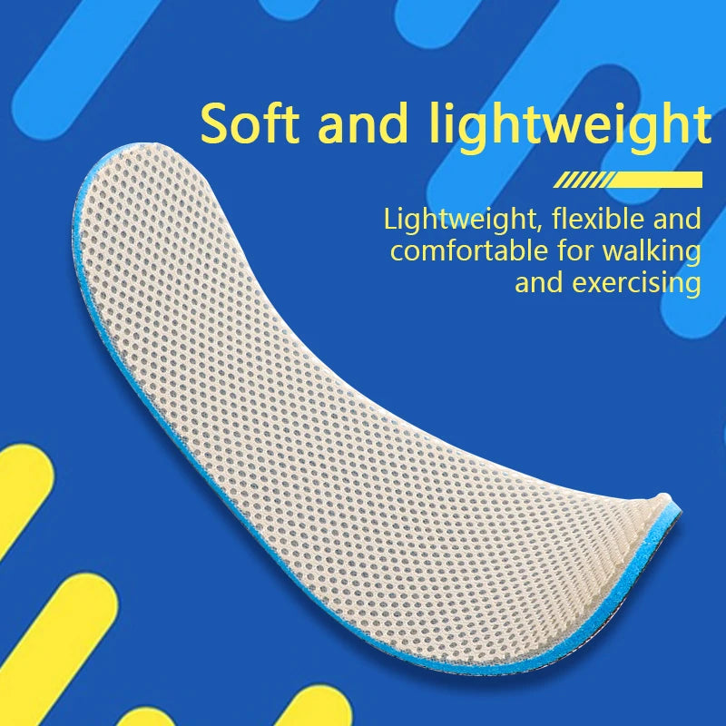 NEW Elastic Sports Insole Double Sided Breathable and Sweat Absorbing, Soft and Thickened Shock Absorption Basketball Insole