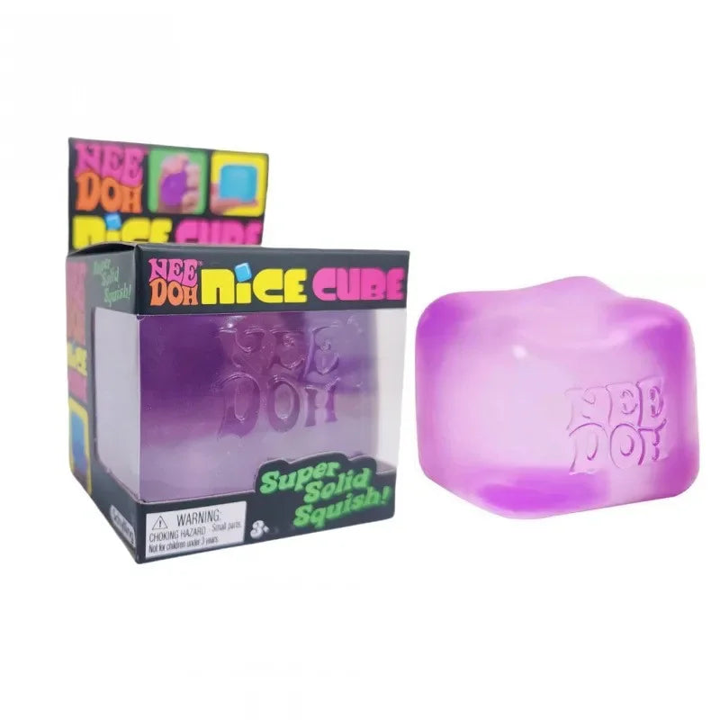 NeeDoh Nice Cube Sensory Stress Reliever Fidget Toy for Kids & Adults