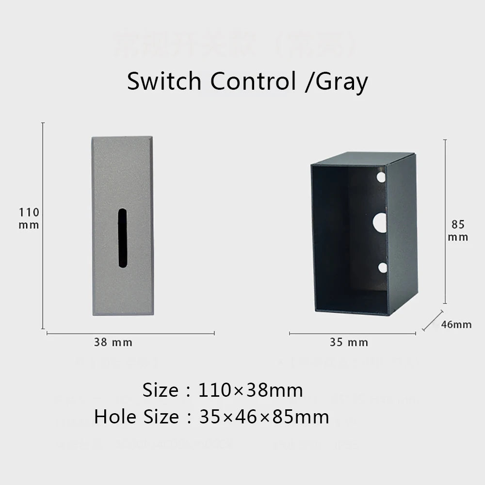 SANDIY Smart Light Intelligent Sensor Lamp Wall Embedded Led for House Step&Stair Foyer Balcony Home Ladder Lighting with Box 3W