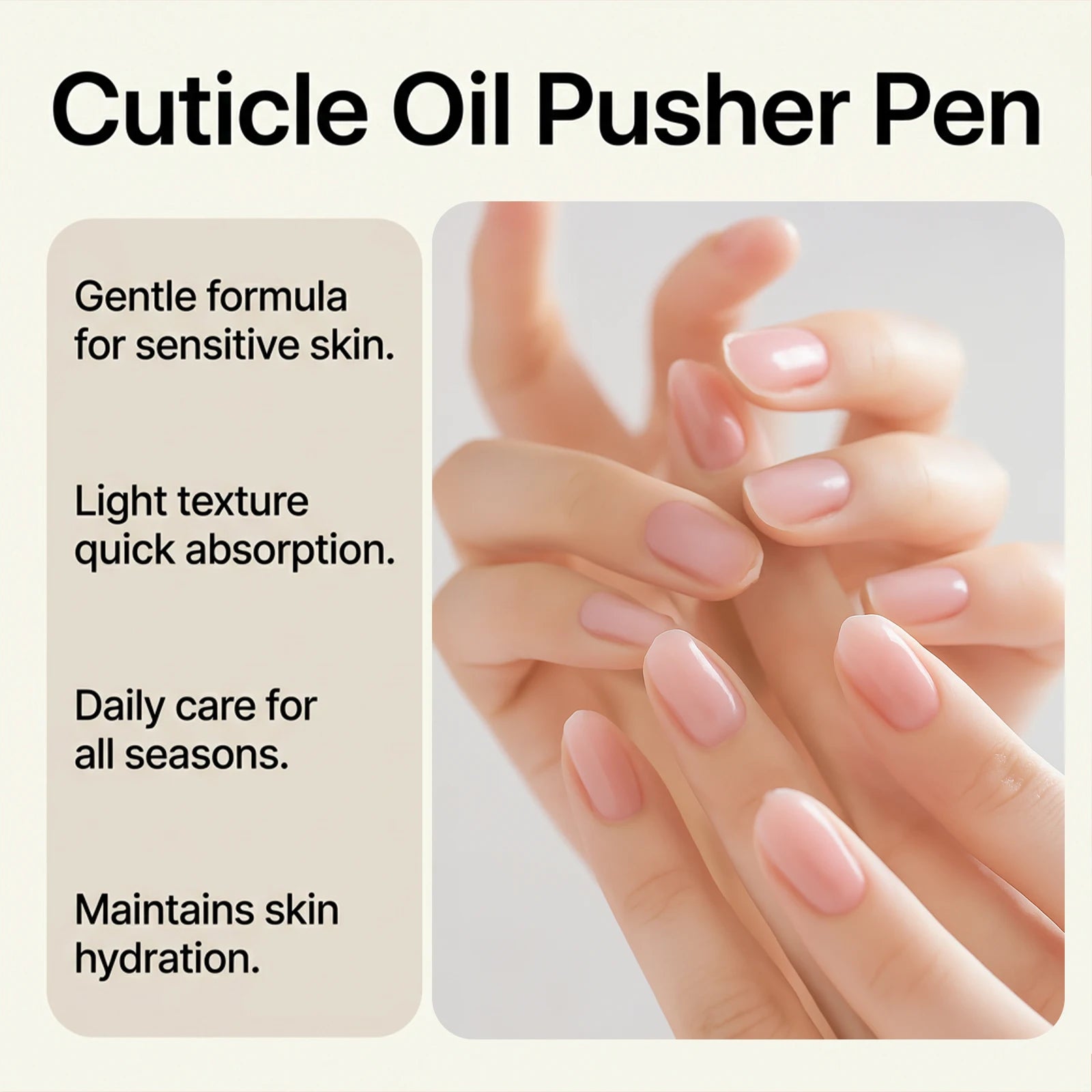 Nail care pen - Gentle care for smooth and shiny nails, moisturizing and smooth, convenient for daily maintenance and care.