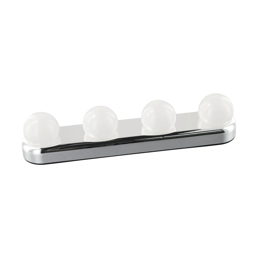 Vanity Lights For Mirror Lighted Makeup Vanity Mirror Dimmable Lights 4 LED Lamps Suction-Cup Mounting Bathroom For Tabletop