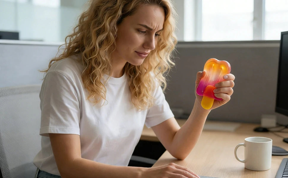 NeeDoh Jelly Ice Cream Squishy Sensory Stress Relief Toy