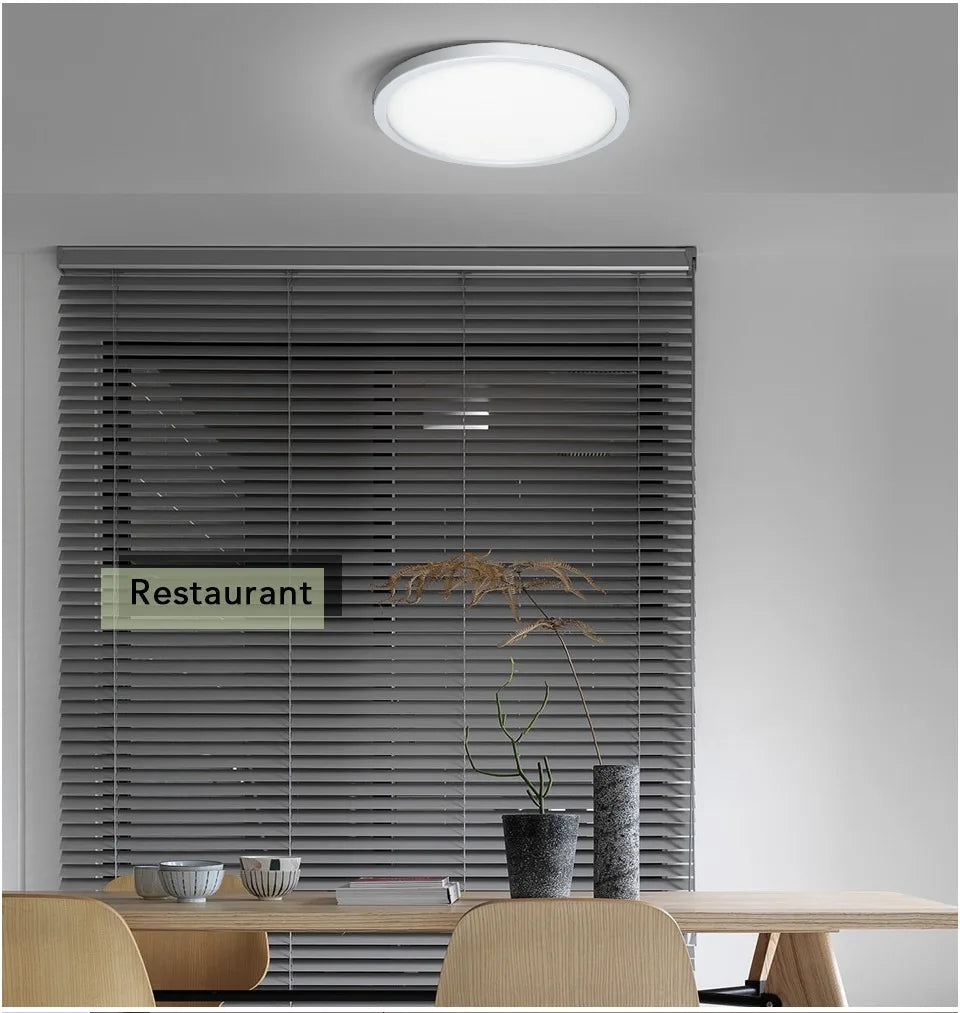 2.2cm Ultra Thin Ceiling Light 6W 9W 13W 18W 24W 110V 220V  Luster Home Appliances Indoor Decoration Bedroom Living Room Kitchen