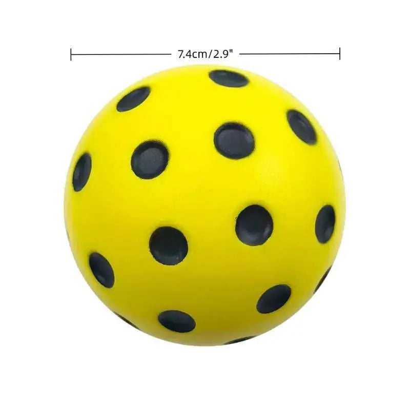 1PC PU Foam Silent Ball for Indoor Pickleball Activities with High Bounce Resistance, Non-Disturbing.