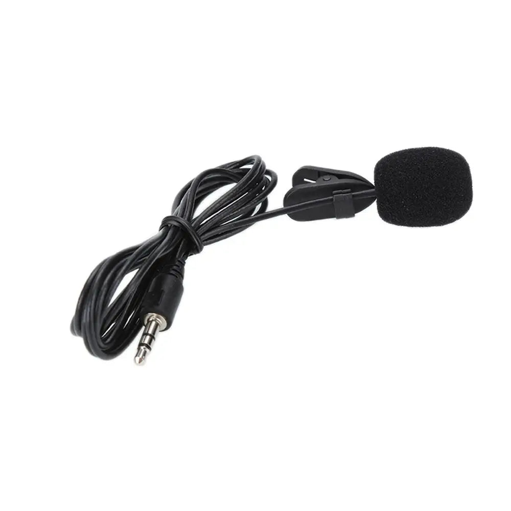 1.5m Portable Amplifier Phone Accessories Clip Microphone Laptop Microphones Wired Mic Tie Clip Microphone Clip-on Microphone