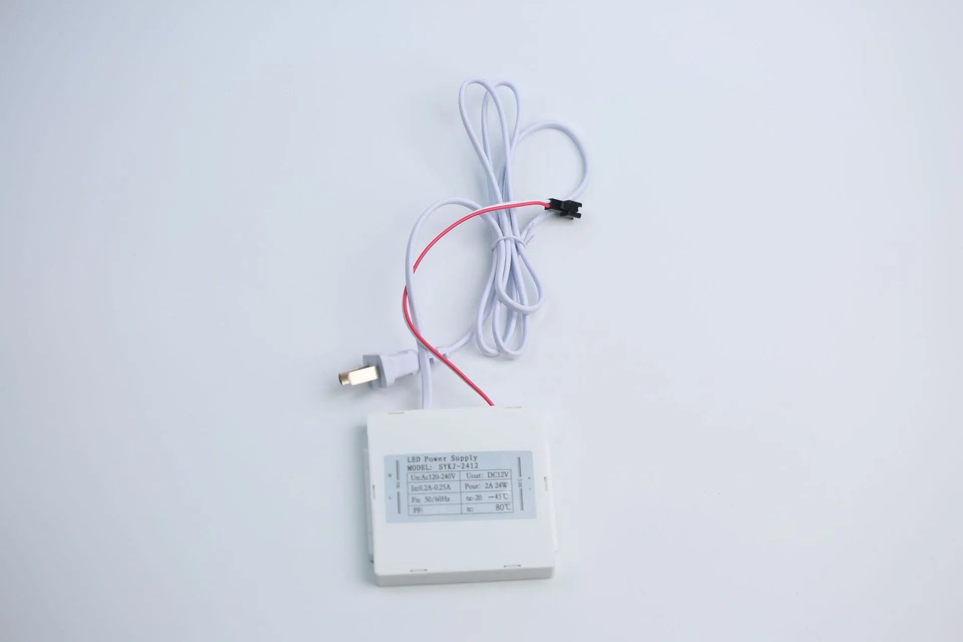 One-button 24W/36W smart bathroom mirror touch dimming switch with built-in driver power supply DC12V