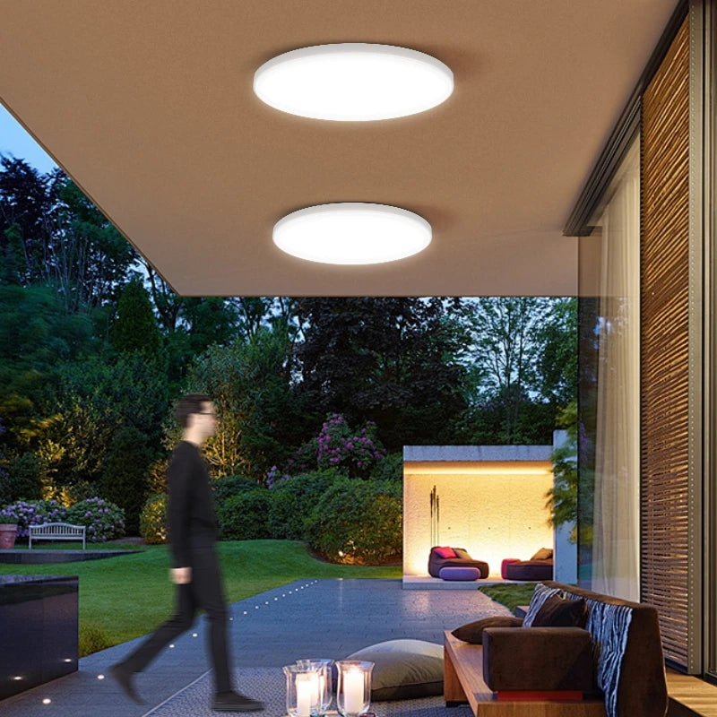 Motion Sensor Ceiling Light Radar Sensor LED Light Smart Lamp 220V/110V For Corridor Entrance Human Motion Ceiling Lamp Panel