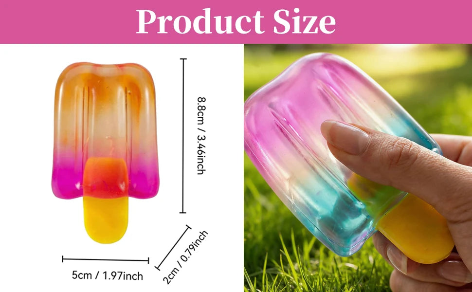 NeeDoh Jelly Ice Cream Squishy Sensory Stress Relief Toy