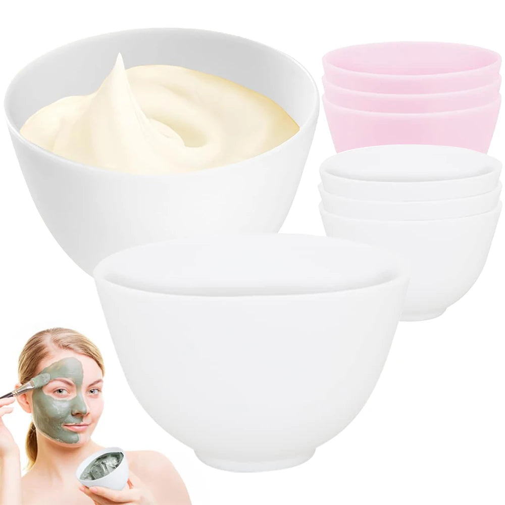 15pcs Face Skin Care Set Beauty Tools Mask Mixing Bowl Silicone Facial Mask Brushes Compressed Facial Sponges Spray Beauty Tool