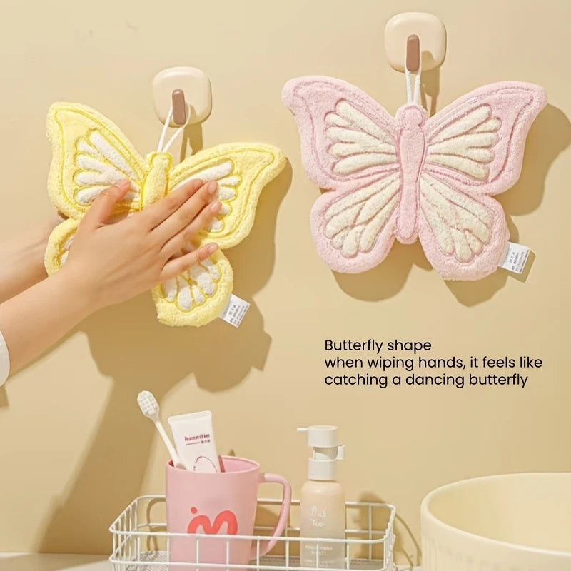 "Beauty" must be translated as "appearance value"   Original: Hanging Coral Fleece Butterfly High-Appearance Cartoon Thickened S