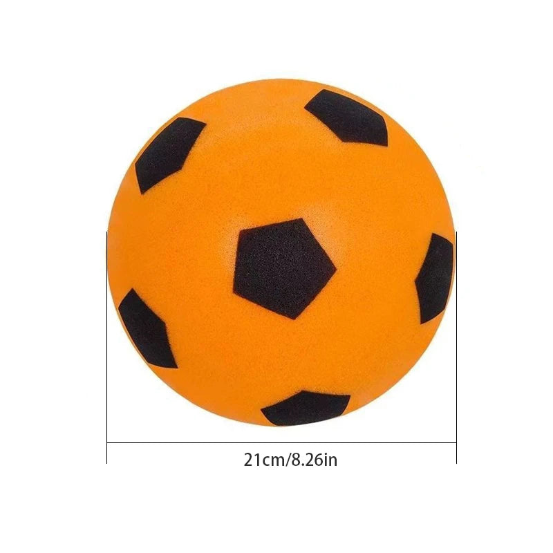 Size 5 Silent Soccer Ball Noiseless Indoor Football Soft Sponge High Resilience