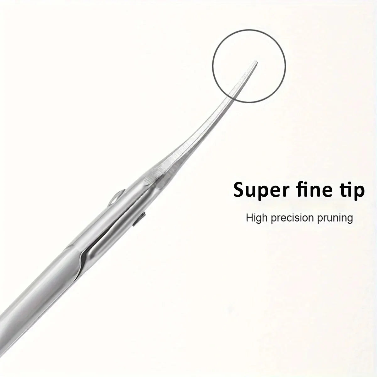 Dead Skin Remover Stainless Steel Curved Tip Thin Blade Cuticle Scissors Nail Clippers Trimmer Manicure Tools Eyebrow Tools