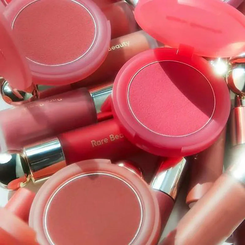 Rare Beauty Mousse Texture Potato Mud Blush Cream Soft Silky Smooth High Pigment Blendable Waterproof Natural Glow Cheek Makeup