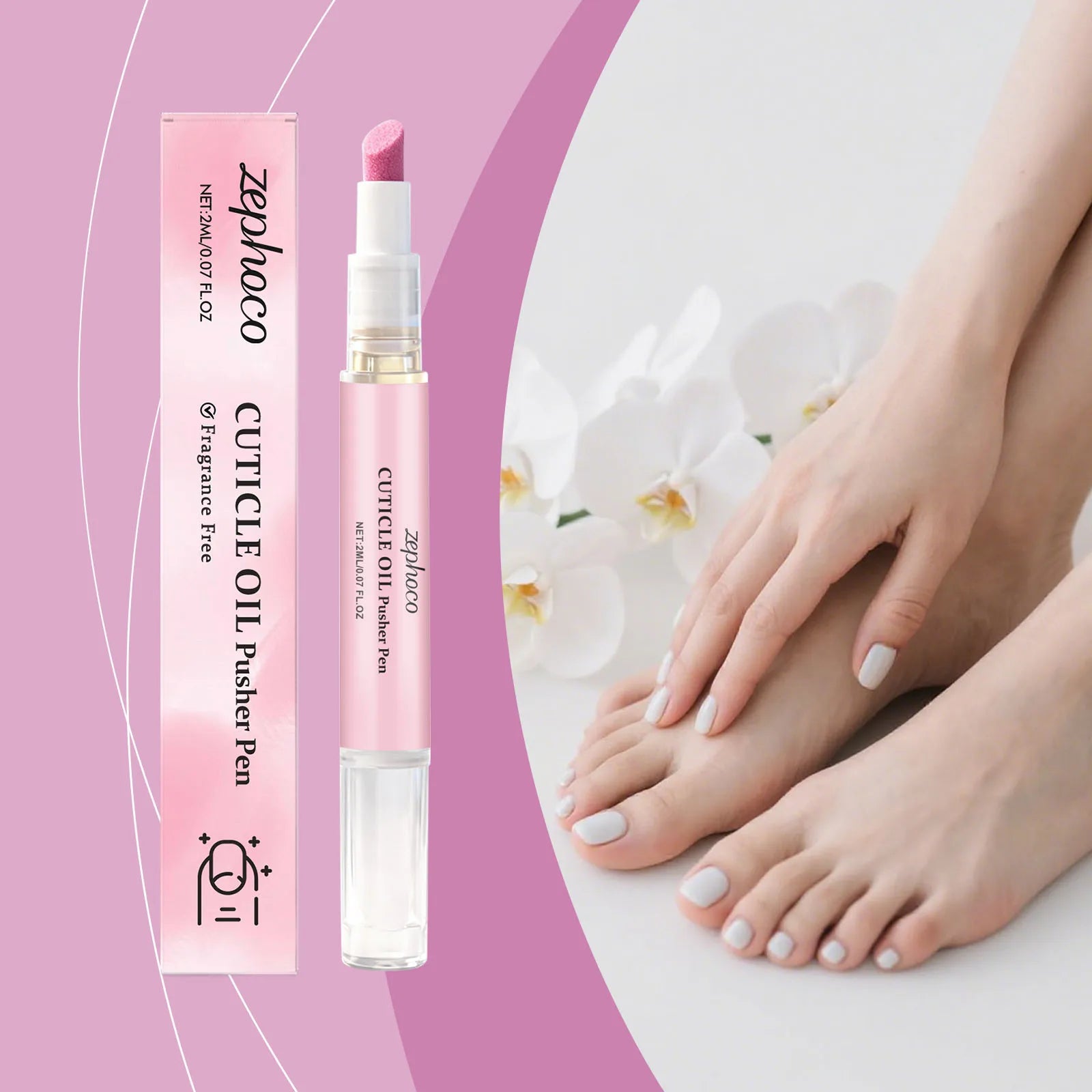 Nail Care Oil Pen - Daily Moisturizing & Nourishing Nail & Cuticle Care Pen, Precise Tip for Easy, Mess-Free Application