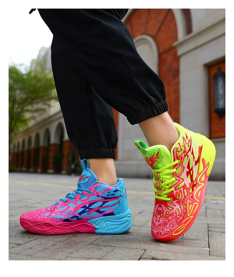 739 High Quality Mens Basketball Sneakers Breathable Cushioning Training Sports Shoes Youth Gym ForMotion Basketball Shoes 35-45