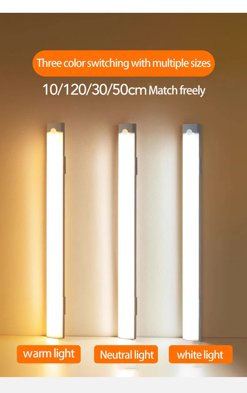 Motion Sensor Light Wireless Motion Sensor LED Night Light for Automotive sensor light Wardrobe Kitchen Stairs Cabinet Room lamp