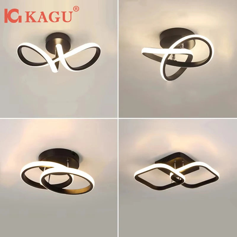 KAGU Modern Aisle LED Ceiling Lamp For Stairs Entrance Corridor Balcony Indoor Lighting Minimalist Style Light Kitchen Fixtures