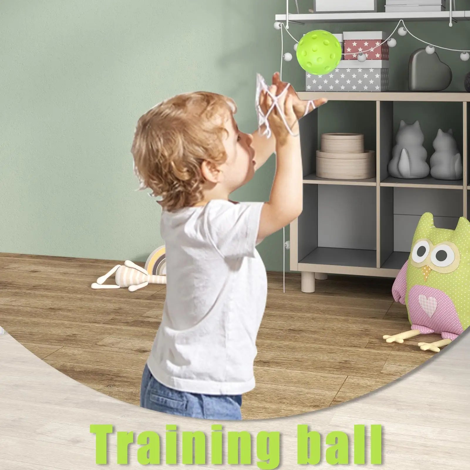 Low-noise Pickleball Soft PU Foam Silent Pickleball Noise-free Practice Ball Pickleball Training Silent Ball for Indoor Noiseles