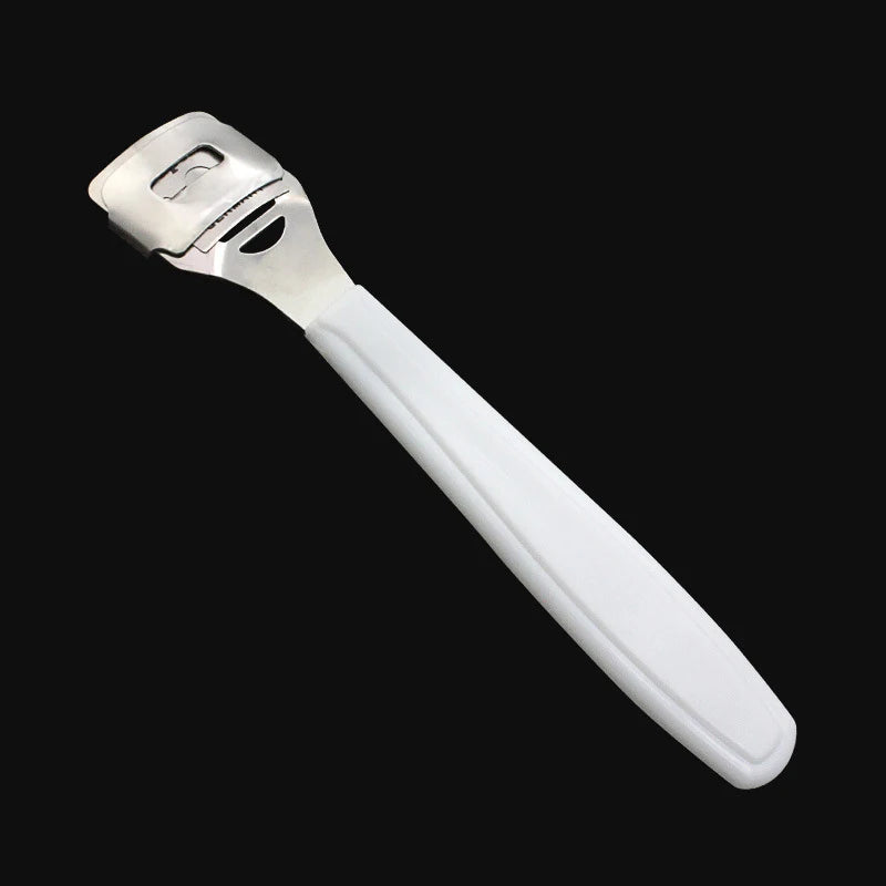Dead Skin Foot Care Tool Foot Scraper Scraper Pedicure Knife Shovel Silvery Cutting Stainless Steel Convenient Useful Leather