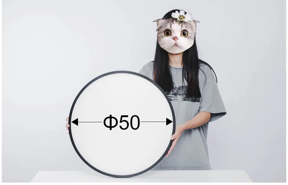 50CM Large Ceiling lamp Smart APP/ Remote Control Dimmable for Bedroom 48W Ceiling Lights AC 110/220V led lights for Living room