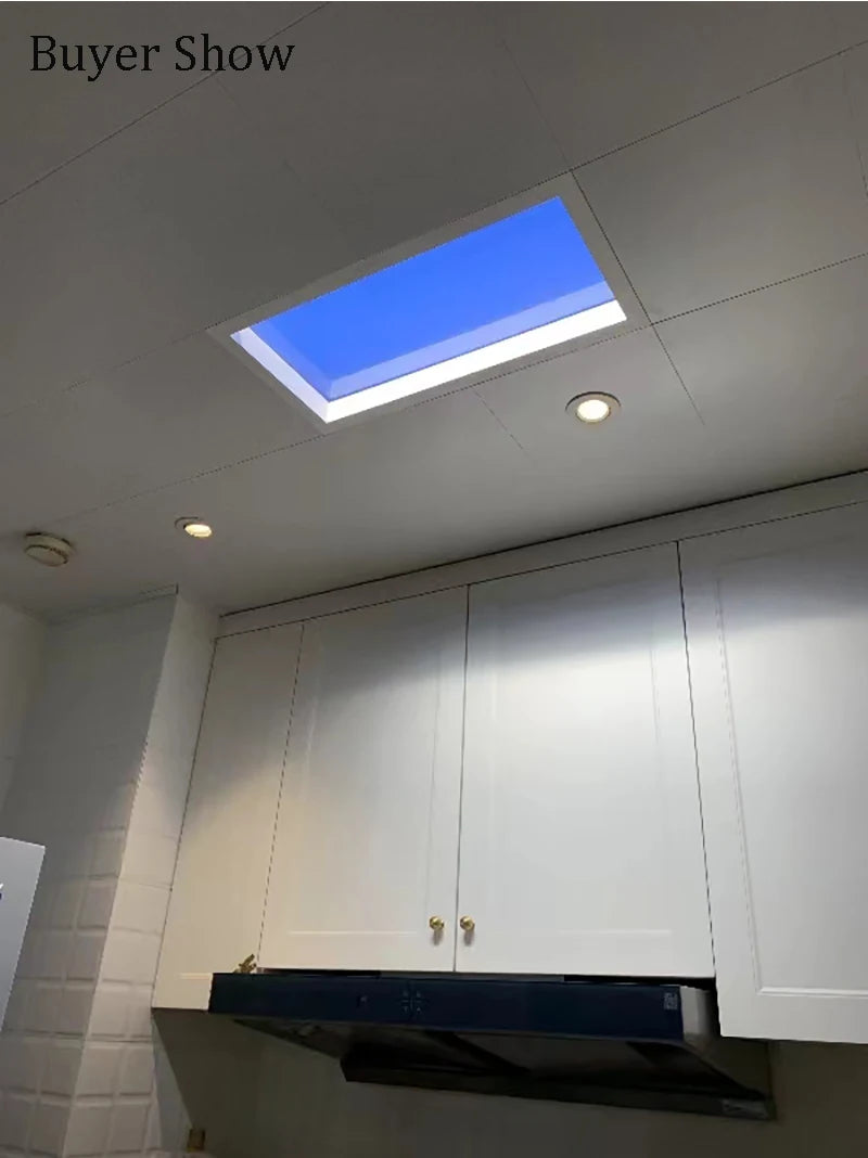 Skylight Smart Control Ceiling Lamp Embeded LED Ceiling Lights for Office Dimmable Kitchen Island Lighting Bathroom Sky Light