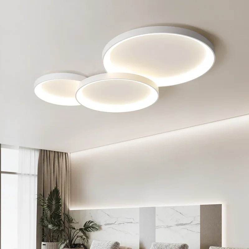 Modern Round Smart Led Ceiling Lamp Lighting Living Room Bedroom Dimmable Simple Ceiling Lights Home Decor Lighting Lamp Fixture