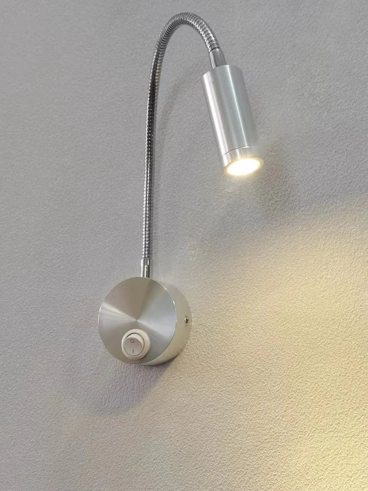 LED Tube Spotlight Indoor Hotel Room Bedside Bedroom Reading Light Counter Universal Work Wall Light