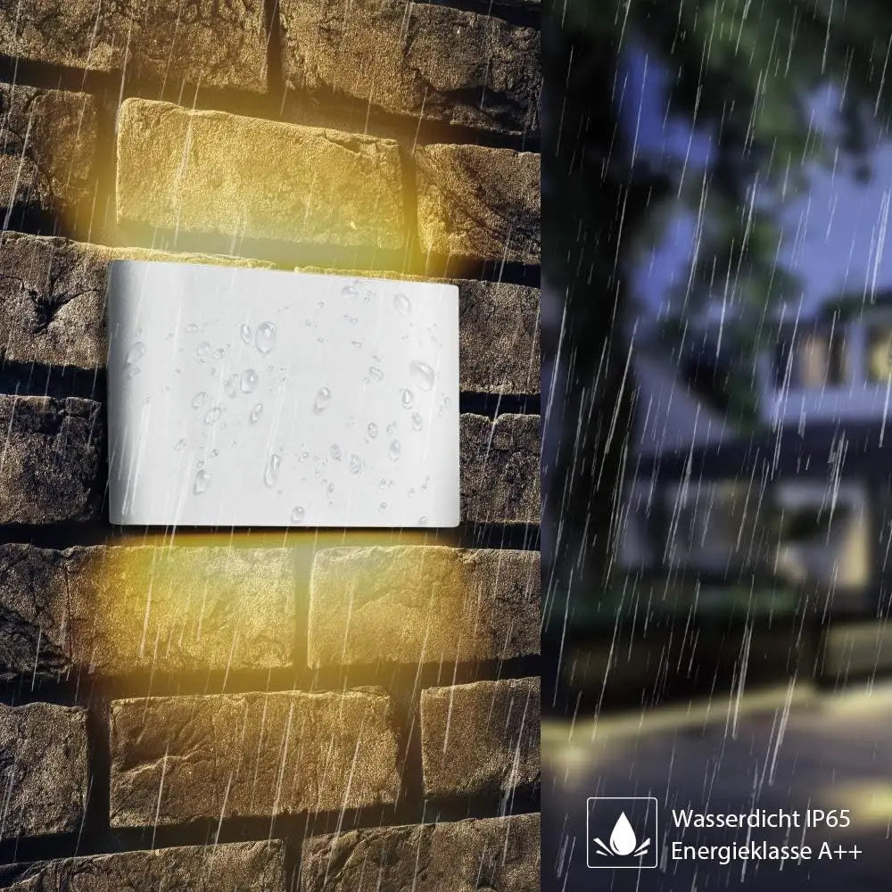 Led Wall Lighting 12W Aluminum Outdoor IP65 Waterproof Modern Indoor Wall Lamp for Bedroom Living Room Porch Garden Light