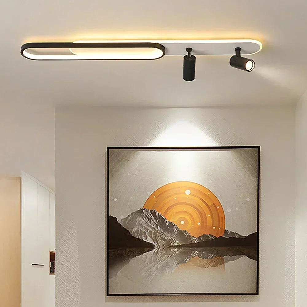 Modern LED Ceiling Lights with Spotlight Aisle Chandelier for Living Room Hallway Cloakroom Lamps Home Indoor Lighting fixtures