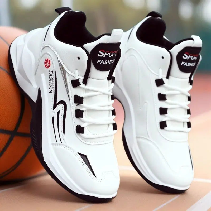 Men's Breathable Sport Shoes Non-Slip High-Top Gym Sneakers 2025 Cushioning Basketball Footwear Male Zapatillas