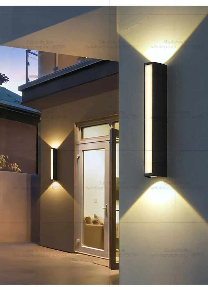 Outdoor Wall Lamp Simple Style Villa Courtyard Corridor Lights IP65 Indoor Living Room Wall Decoration Lamp Garden Wall Fitting