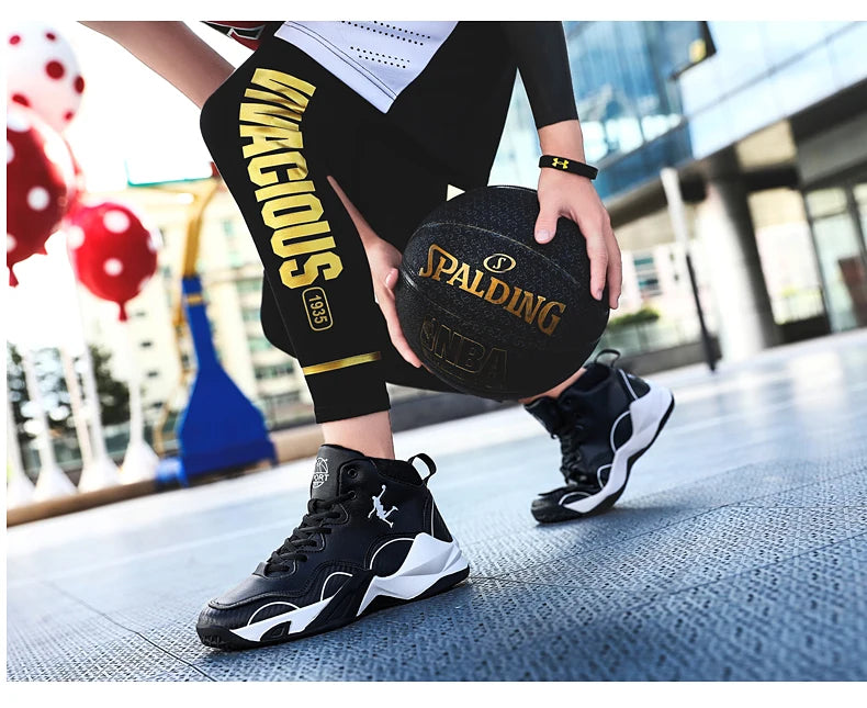 Kids Boy Breathable Basketball Woman Training Sneakers Zapatillas Men's Basketball Shoes High Top Basketball Shoes Outdoor 2025