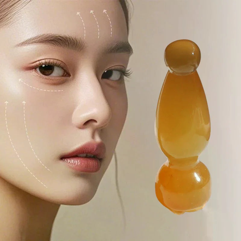 Smooth Face Massage Tools Resin Gua Sha Face Skin Care Massage Sticks Lotus Seedpod Shape Massager Facial Physiotherapy Tool