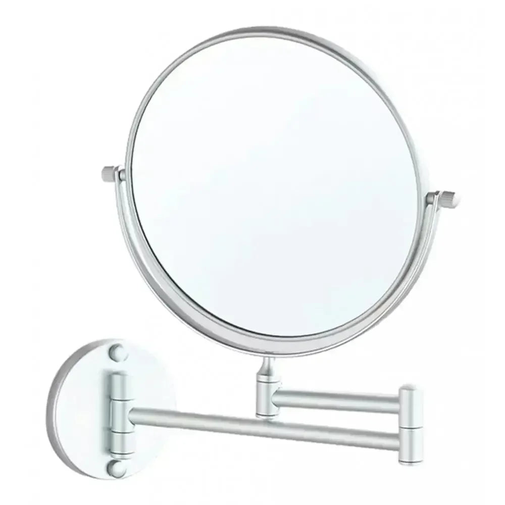 Double-sided Bathroom  Makeup Mirror 3X Magnifying Glass Countertop Rotating Vanity Wall Hardware Accessories