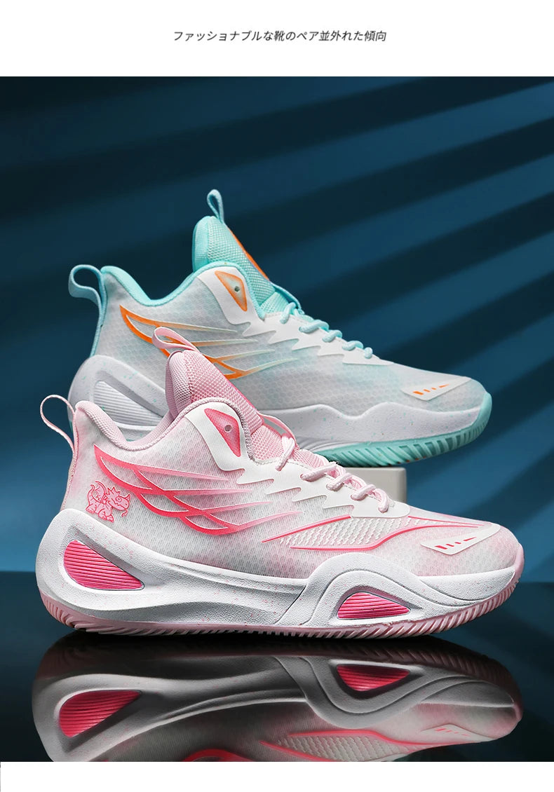 Men's Training Basketball Shoes Anti Slip Durable Cushion Lightweight Breathable Sneakers Outdoor Indoor Athletic Sport Shoes